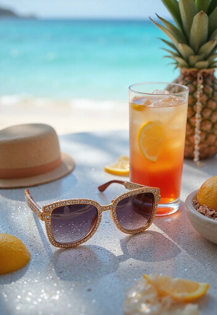 25 Trendy Sunglasses That Are Perfect for Summer (Check Out #18!) - 11. Statement Pieces with Embellishments